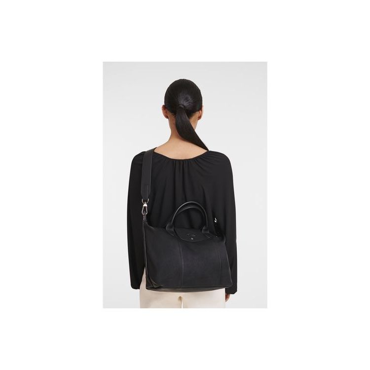 Borse A Mano Longchamp M Pelle Nere | 59068-KUZO
