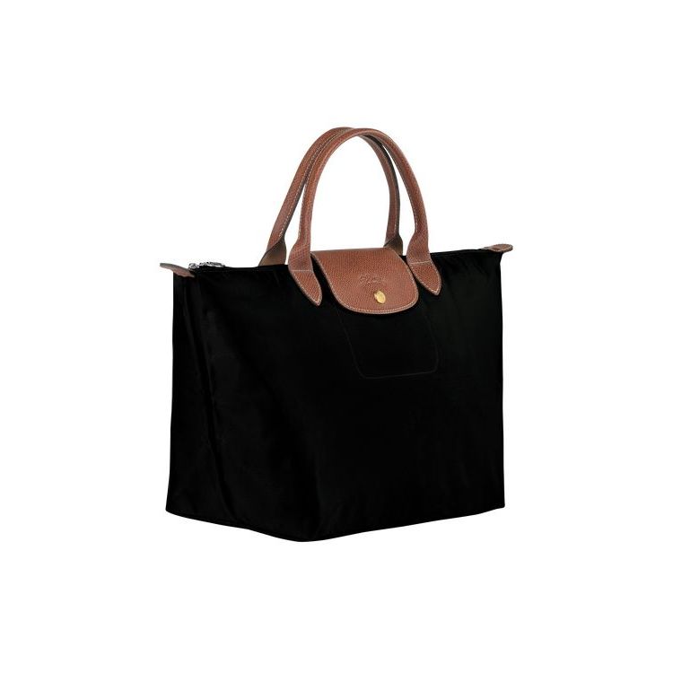 Borse A Mano Longchamp M Recycled canvas Nere | 78502-ITUE