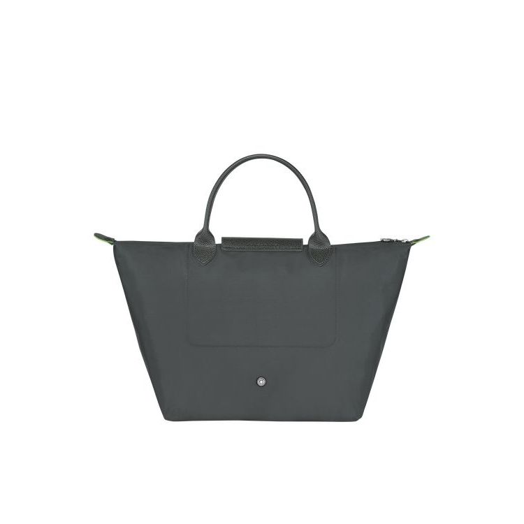 Borse A Mano Longchamp M Recycled canvas Grigie Profondo | 84152-JEDR