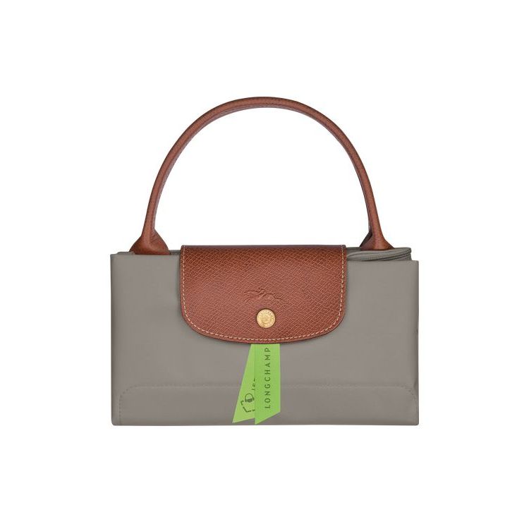 Borse A Mano Longchamp M Turtledove Recycled canvas Grigie | 25178-IXWM