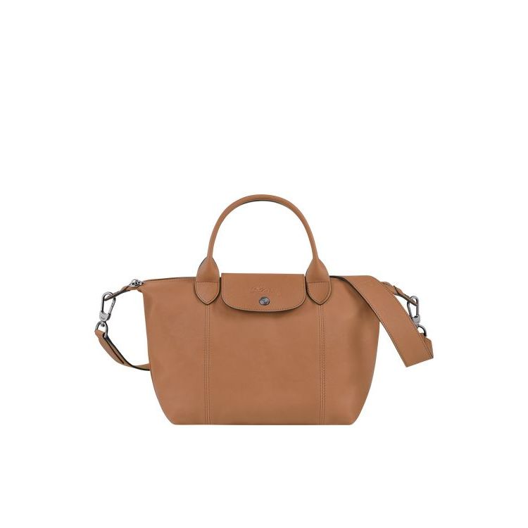 Borse A Mano Longchamp S Hazelnut Pelle Beige | 43879-DLCI