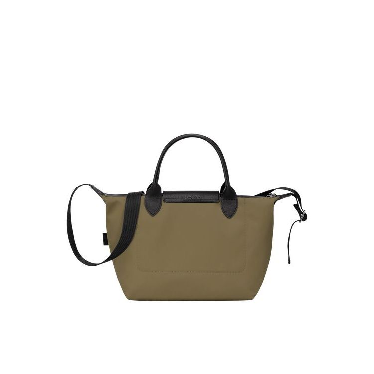 Borse A Mano Longchamp S Recycled canvas Khaki | 16834-NQKR