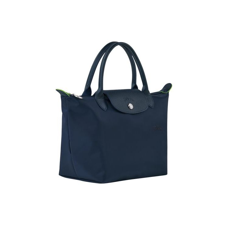 Borse A Mano Longchamp S Recycled canvas Blu Marino | 48397-VPOH