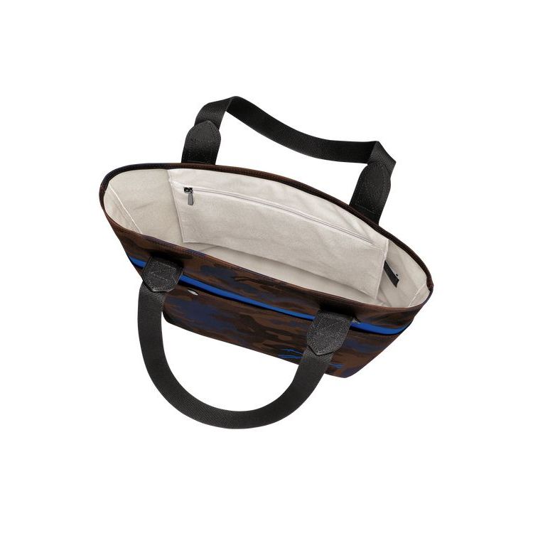 Borse A Mano Longchamp Tote Tela Blu Marino | 96247-LAGP