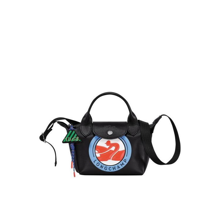 Borse A Mano Longchamp Xs Pelle Nere | 34091-GJVE