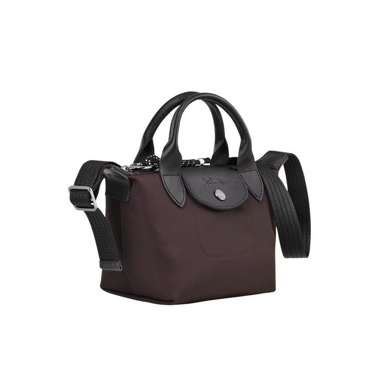 Borse A Mano Longchamp Xs Recycled canvas Bordeaux | 47093-MNZB