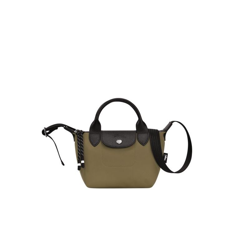 Borse A Mano Longchamp Xs Recycled canvas Khaki | 47652-KJBZ