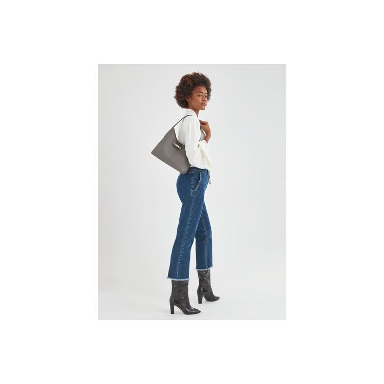 Borse A Tracolla Longchamp M Turtledove Pelle Grigie | 80261-RPLT
