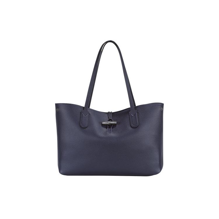 Borse A Tracolla Longchamp Pelle Blu Marino | 79034-SOVQ