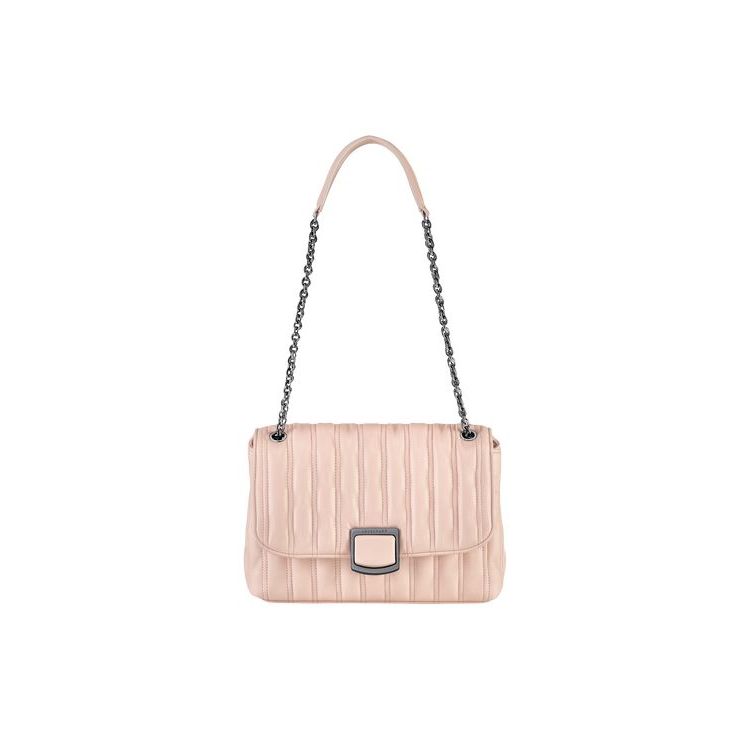 Borse Crossbody Longchamp M Powder Pelle Rosa | 98625-XTWF