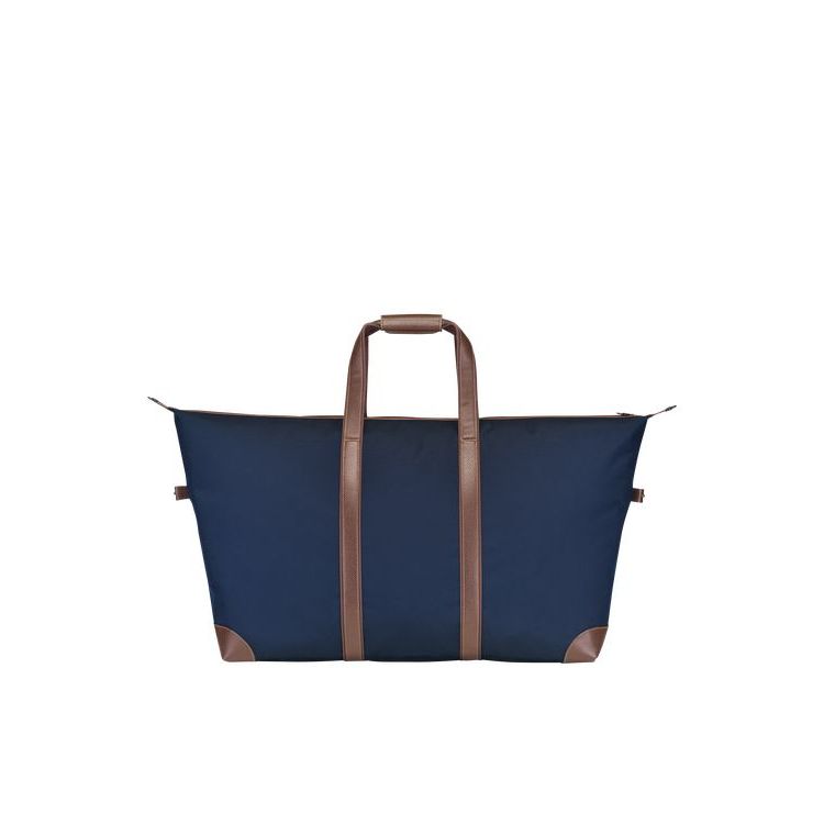 Borse Da Viaggio Longchamp Tela Blu | 41857-GHIN