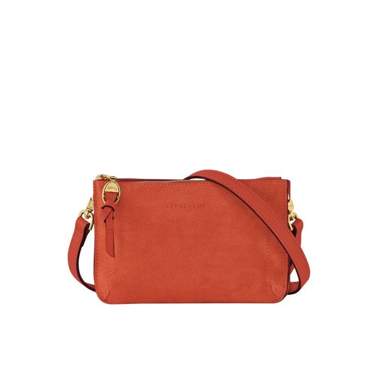 Borse Mini Longchamp Pouch Marmelade Pelle Arancioni | 65328-ACFZ
