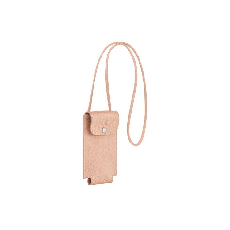 Cover Longchamp With Pizzo Flowers Pelle Rosa Chiaro | 52316-PWKI