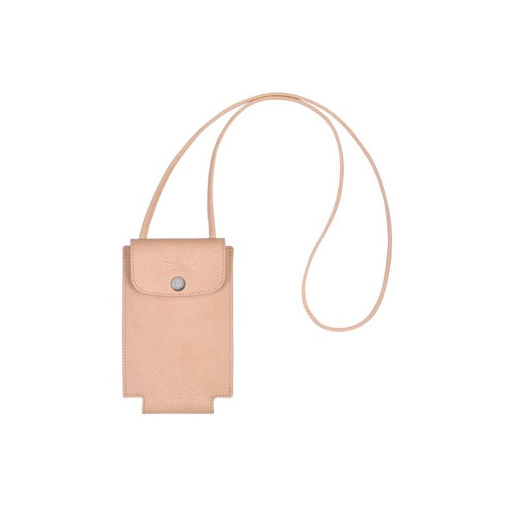 Cover Longchamp With Pizzo Flowers Pelle Rosa Chiaro | 52316-PWKI