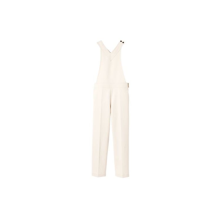 Gonne Longchamp Jumpsuit Ecru Cotone Beige | 02146-TUMC