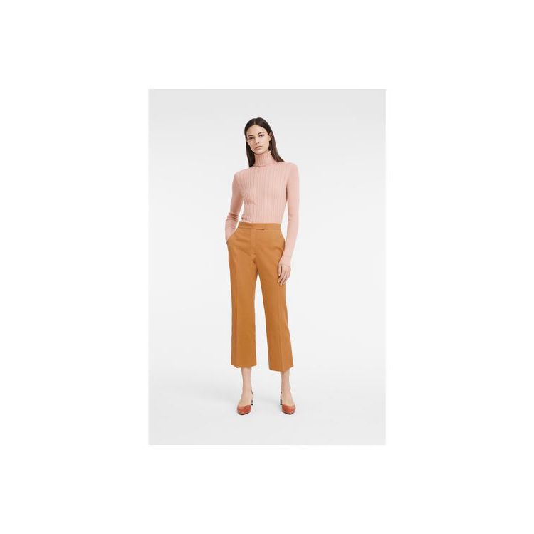 Pantaloni Longchamp Trousers Saffron Cotone Arancioni | 27936-LSIF