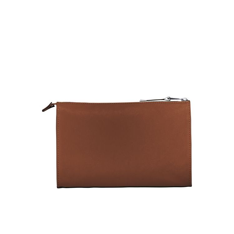 Pochette Longchamp High-tech Pelle Marroni | 42975-CGWY