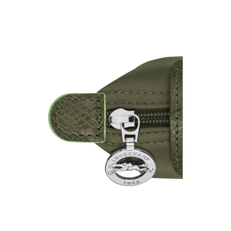 Portacarte Longchamp Forest Recycled canvas Verdi | 69078-LOCV