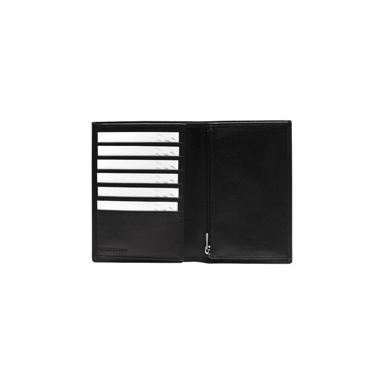 Portafogli Longchamp Pelle Nere | 04695-FZXI
