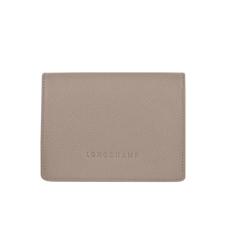 Portafogli Longchamp Turtledove Pelle Grigie | 79016-ZUEI