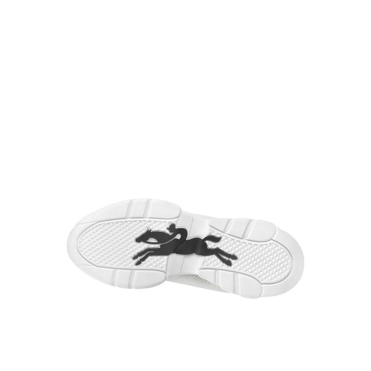 Scarpe Da Ginnastica Longchamp Pelle Arancioni | 10965-KTFS