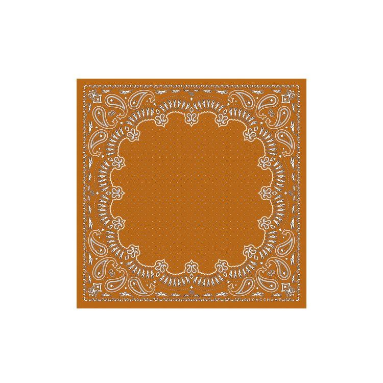 Sciarpe Longchamp Scarf 50 Saffron Silk Arancioni | 29874-PEGD