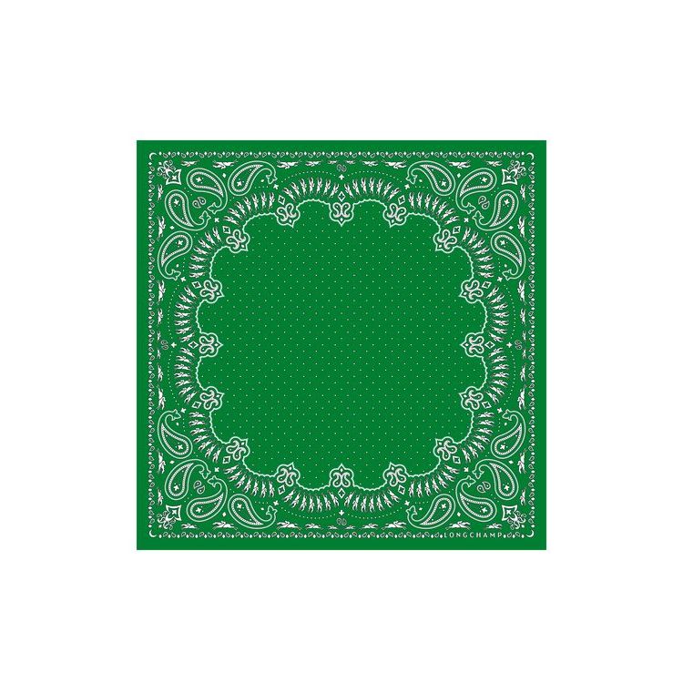 Sciarpe Longchamp Scarf 50 Silk Verdi | 89364-XHDW