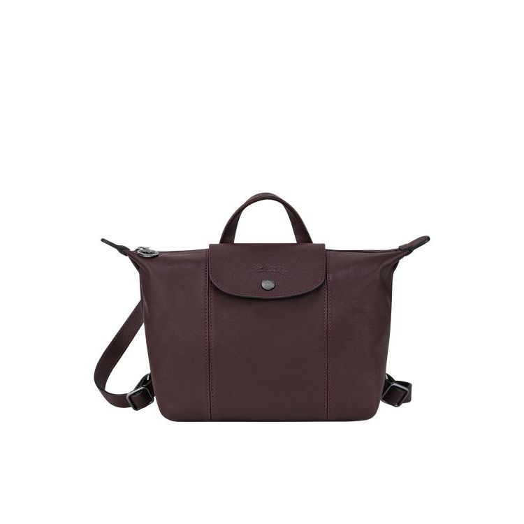 Zaini Longchamp Pelle Bordeaux | 92137-EILG