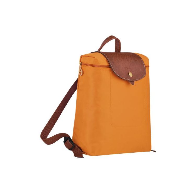 Zaini Longchamp Saffron Recycled canvas Arancioni | 65103-ETJP
