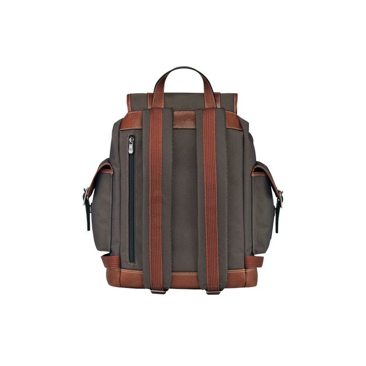 Zaini Longchamp Tela Marroni | 47513-TZWH