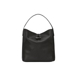 Borse A Tracolla Longchamp Hobo Pelle Nere | 26430-RVZQ