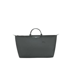 Borse Da Viaggio Longchamp Xl Recycled canvas Grigie Profondo | 02417-GBDO